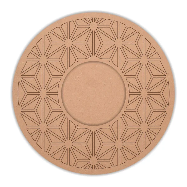 Pre Marked Round Mandala Tea Light Holder - Image 4