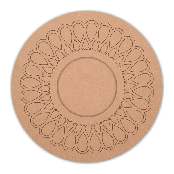 Pre Marked Round Mandala Tea Light Holder - Image 5