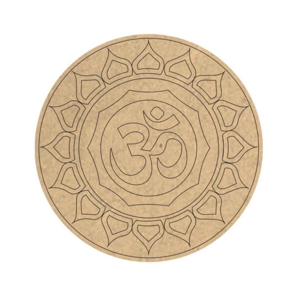 MDF Pre Marked Round Mandala - Image 3