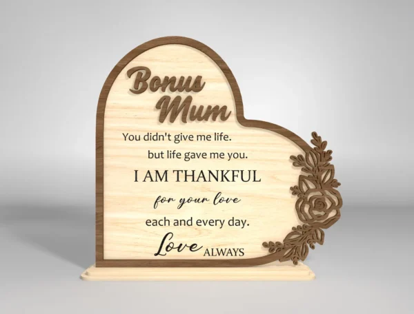 Happy Mother‘s Day Flowers Heart Sign
