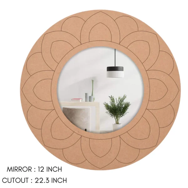 Designer MDF Mirror for DIY Home Decor - Image 4